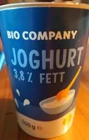 Mängden socker i Joghurt 3,8 % Fett