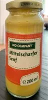 Mängden socker i Mittelscharfer Senf
