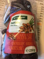 Mängden socker i Datteln