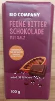 Mängden socker i Feine bitter Schokolade mit Salz