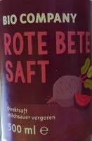 Mängden socker i Rote Beete Saft