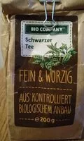 Mängden socker i Schwarze r Tee
