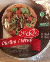 Mängden socker i Durum wrap