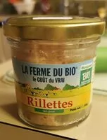 Mängden socker i Rillettes sans gluten