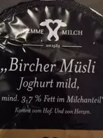 Mängden socker i Bircher Müsli