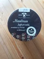 Mängden socker i Haselnuss Joghurt