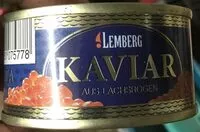 Mängden socker i Kaviar aus Lachsrogen