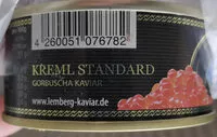 Mängden socker i KREML STANDARD GORBUSCHA CAVIAR