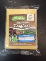 Mängden socker i Bergbauern Bergkäse