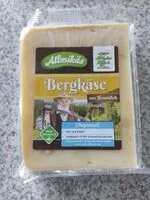 Mängden socker i Bergkäse aus Heumilch