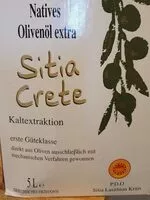 Mängden socker i Sitia Crete Natives Olivenöl extra