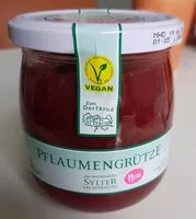 Mängden socker i Pflaumengrütze