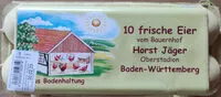 Mängden socker i 10 frische Eier