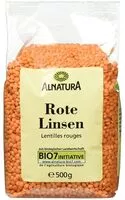 Mängden socker i Alnatura Bio Rote Linsen