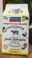 Mängden socker i Frische Buttermilch mit Zitrone
