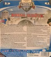 Mängden socker i Bosna Sudzuk