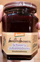 Mängden socker i Schwarze Johannisbeere Fruchtaufstrich