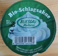 Mängden socker i Bio-Schlagsahne