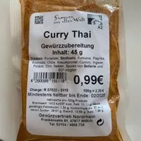 Mängden socker i Curry Thai