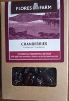 Mängden socker i Cranberries