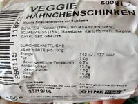 Mängden socker i Veggie Hähnchenschinken