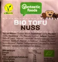 Mängden socker i Vantastic Foods Bio Tofu Mandel nuss 200G