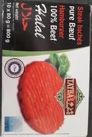 Mängden socker i Steak hachés pure boeuf