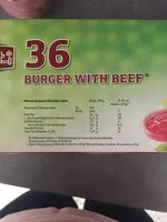 Mängden socker i Burger with beef