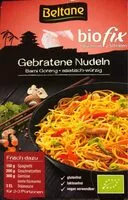 Mängden socker i gebratene Nudeln