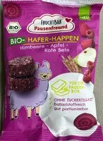 Mängden socker i Bio-Hafer-Happen Himbeere-Apfel-Rote Bete