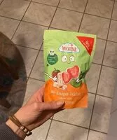 Mängden socker i Bio knusper früchte