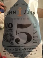 Mängden socker i Chips black pepper