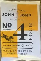 Mängden socker i No 4 - Suffolk cheddar  chives