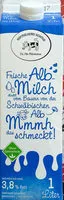 Mängden socker i Frische Alb-Milch