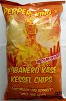 Mängden socker i Habañero Käse Kessel Chips