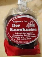 Mängden socker i Der Baumkuchen