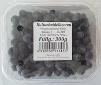 Mängden socker i Kulturheidelbeeren