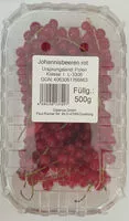 Mängden socker i Johannisbeeren rot