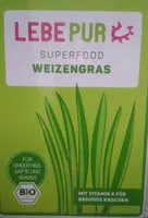 Mängden socker i Lebepur Weizengras