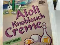 Mängden socker i Aioli knoblauch creme