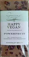 Mängden socker i Happy Vegan Powerfruit mit getrockneten Cranberries und Berberitzen