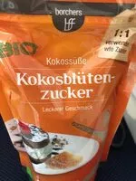 Mängden socker i Kokosblüten Zucker