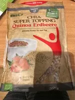 Mängden socker i Chia Super Topping Quinoa Erdbeere