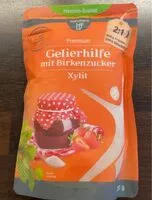 Mängden socker i Gelierhilfe mit Birkenzucker