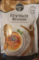 Mängden socker i Erythrit Bronze
