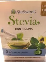 Mängden socker i Stevia con inulina