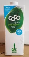Mängden socker i Coco juice