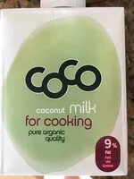 Mängden socker i Bio Coco coconut milk for cooking pure