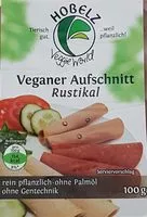 Mängden socker i Veganer Aufschnitt Rustikal