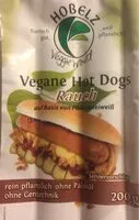 Mängden socker i Vegane Hot Dogs , Rauch